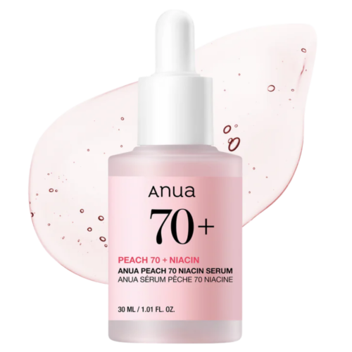 ANUA Peach 70% serums sejas ādai ar persiku ekstraktu un niacinamīdu 30ml