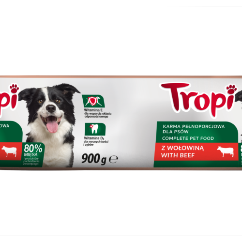 TROPI desa suņiem ar liellopa gaļu 900g