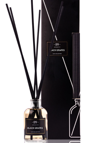 AROMATIC 89 Black Grapes telpu gaisa atsvaidzinātājs ar kociņiem 50ml