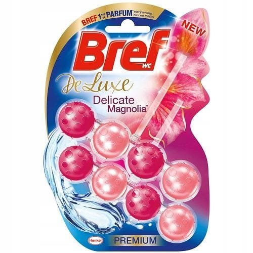 Bref DeLuxe tualetes bloki ar magnoliju ziedu smaržu 2x50g