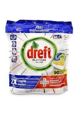 DREFT PLATINUM tabletes trauku mašīnai ar citronu x90