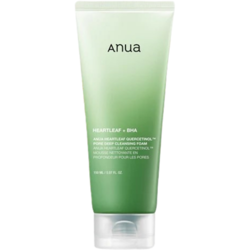 ANUA Heartleaf Quercetinol dziļi attīrošas putas sejas ādai 150ml