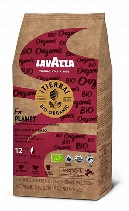 Lavazza Expert Tierra Bio-Organic Intenso kafijas pupiņas 1kg