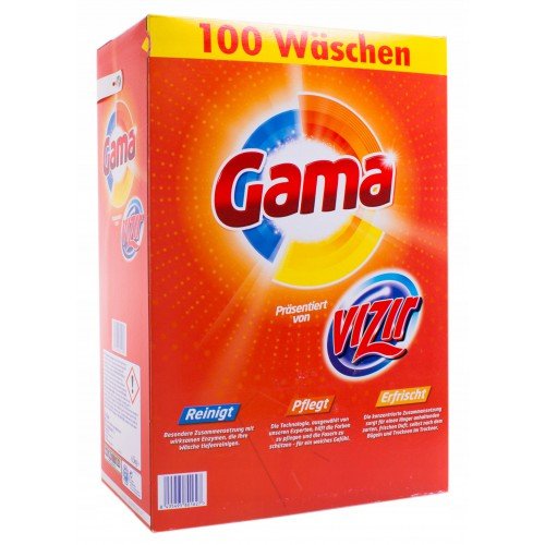 Gama Vizir veļas pulveris 6.5kg 100mr