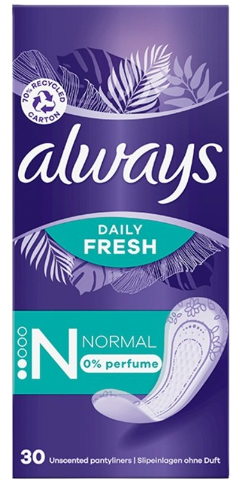 ALWAYS Fresh Normal ikdienas ieliktnīši 30gab