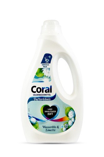 Coral Color krāsainas veļas mazgāšanas želeja ar liliju aromātu 1.2L 24mr