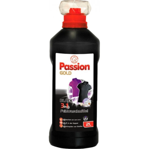 PASSION 3in1 veļas mazgāšanas želeja tumšai veļai (55) 2L