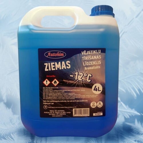Autohim ziemas vējstiklu tīrīšanas līdzeklis -12°C 4L