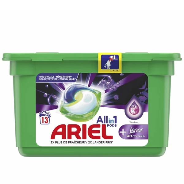 Ariel 3in1 Touch Of Lenor veļas mazgāšanas kapsulas 13x