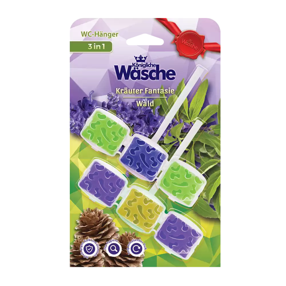 KONIGLICHE WASCHE 3in1 tualetes bloks ar meža aromātu 2x45g