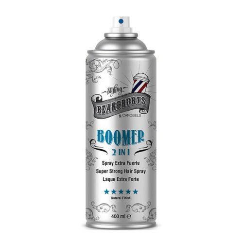 Beardburys Boomer HairSpray 2in1 īpaši stipras fiksācijas matu laka 400ml