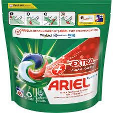 Ariel 3in1 Uni Extra Clean veļas mazgāšanas kapsulas 45gab