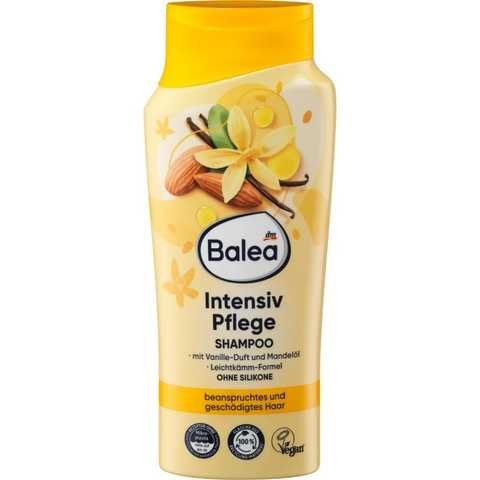 Balea kopjošs šampūns ar vaniļas smaržu un mandeļu eļļu 300ml