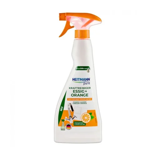 HEITMANN Pure tīrīšanas līdzeklis ar etiķi un apelsīnu aromātu 500ml