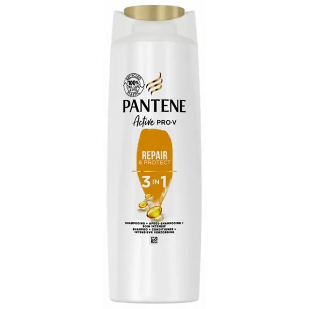 Pantene Repair Protect 3in1 - šampūns, kondicionieris + intensīvi kopjošs līdzeklis 225ml