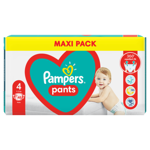 Pampers pants #4 Biksītes x48 (9-15kg)