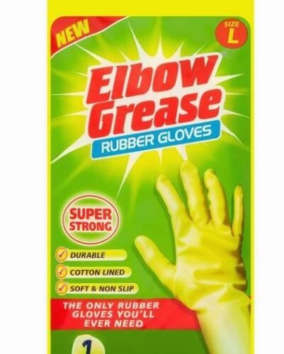 Elbow Grease gumijas cimdi, L izmērs