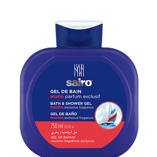 Sairo Marine vannas un dušas želeja ar ekskluzīvu aromātu 750ml