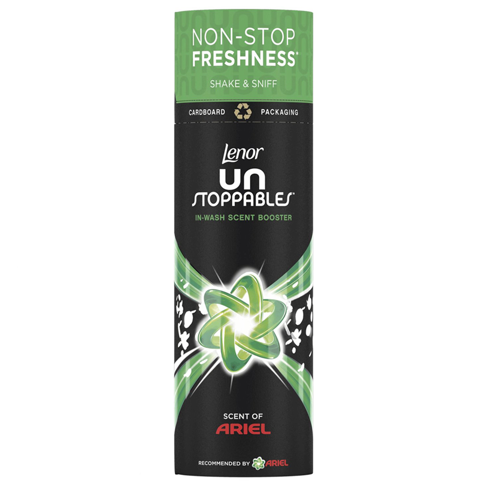LENOR Unstoppables aromātiskās granulas ar Ariel aromātu 320g