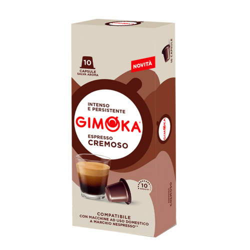 Gimoka Cremoso Nespresso kafijas kapsulas (10) 55g