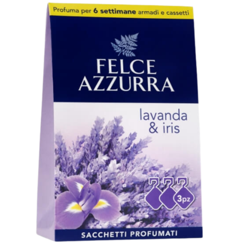 FELCE AZZURRA Lavanda & Iris aromātiskie maisiņi 3gab