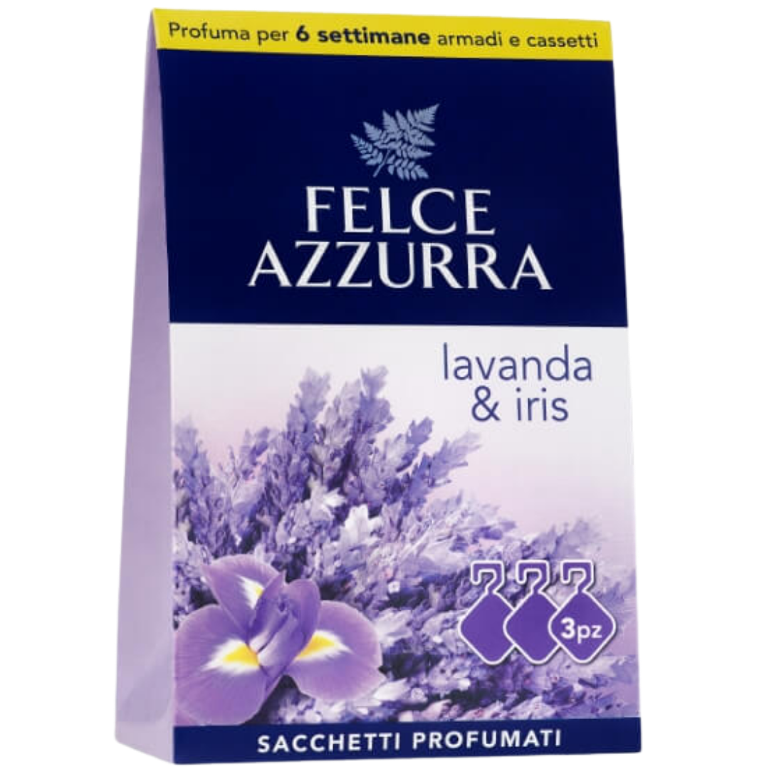 FELCE AZZURRA Lavanda & Iris aromātiskie maisiņi 3gab