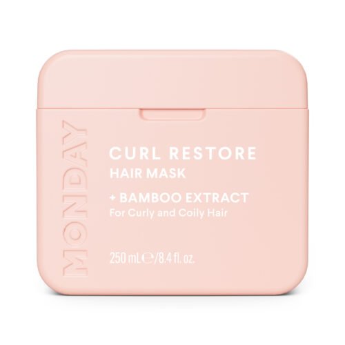 MONDAY Curl Restore + Bamboo Extract matu maska cirtainiem un sprogainiem matiem 250ml