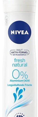 Nivea 0% Aluminium Fresh Natural dezodorants 150ml