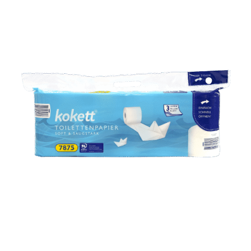 Kokett tualetes papīrs 3 slāņi x10
