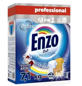 DELUXE Enzo Universal Professional 2in1 veļas pulveris x100 7.1kg