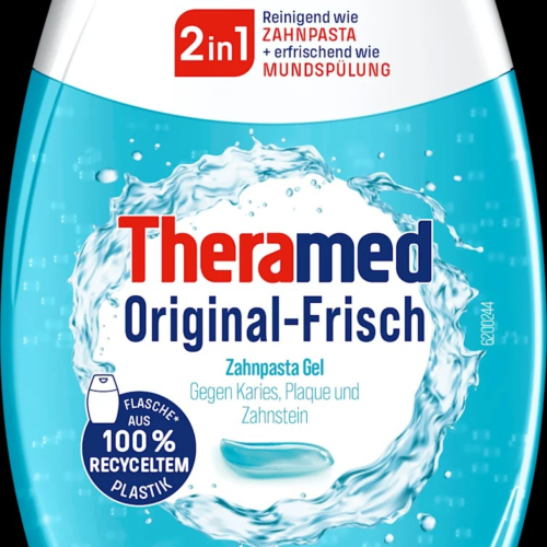 THERAMED 2in1 Original zobu pasta pret kariesu, aplikumu un smaganu problēmām 75ml
