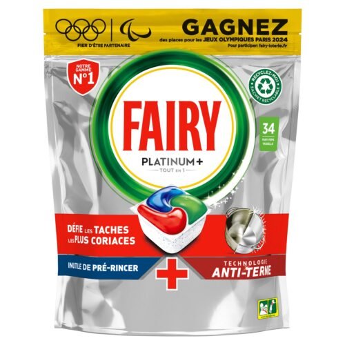FAIRY Platinum All in 1 trauku mazgāšanas kapsulas 34gab