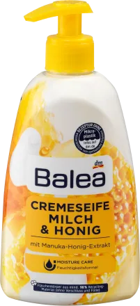 Balea šķidrās ziepes ar piena un medus smaržu 500ml