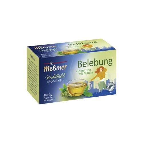 MESSMER "Vitalitāte" zaļā tēja ar Matcha (20) 30g