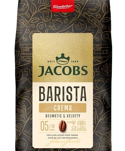 JACOBS Barista Crema kafijas pupiņas 1000g