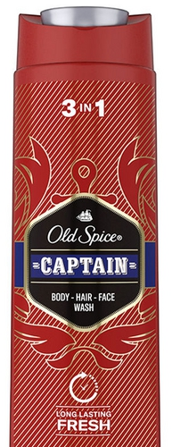 OLD SPICE 3in1 Captain šampūns un dušas želeja 400ml