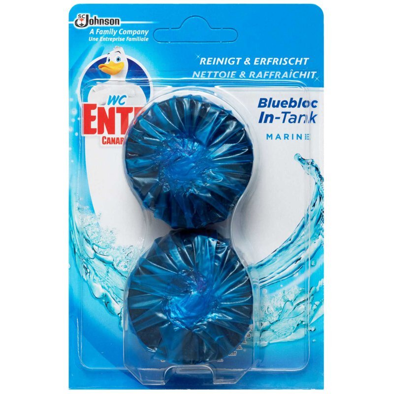 WC-Ente tualetes bloki ūdens tvertnei 2x50g