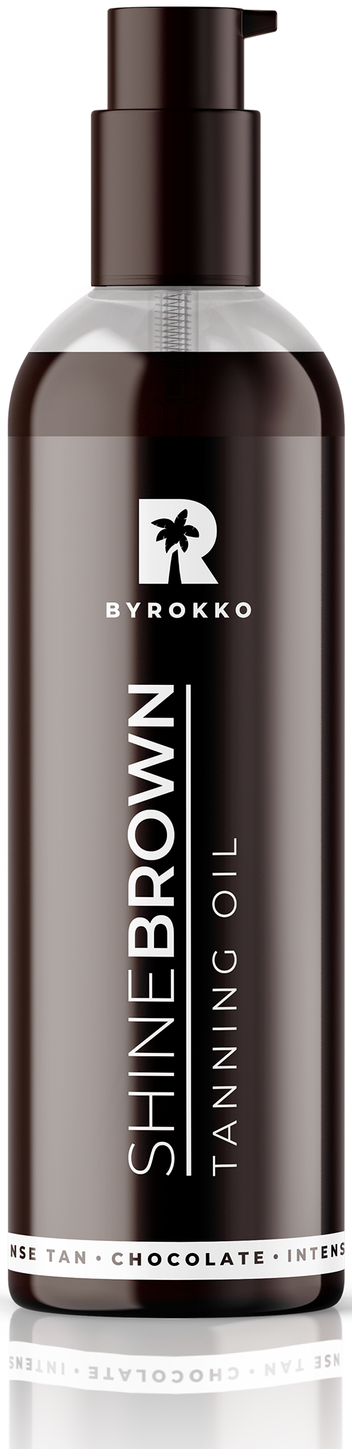 BYROKKO Shine Brown Chocolate Oil iedegumu veicinoša eļļa ķermenim 145ml