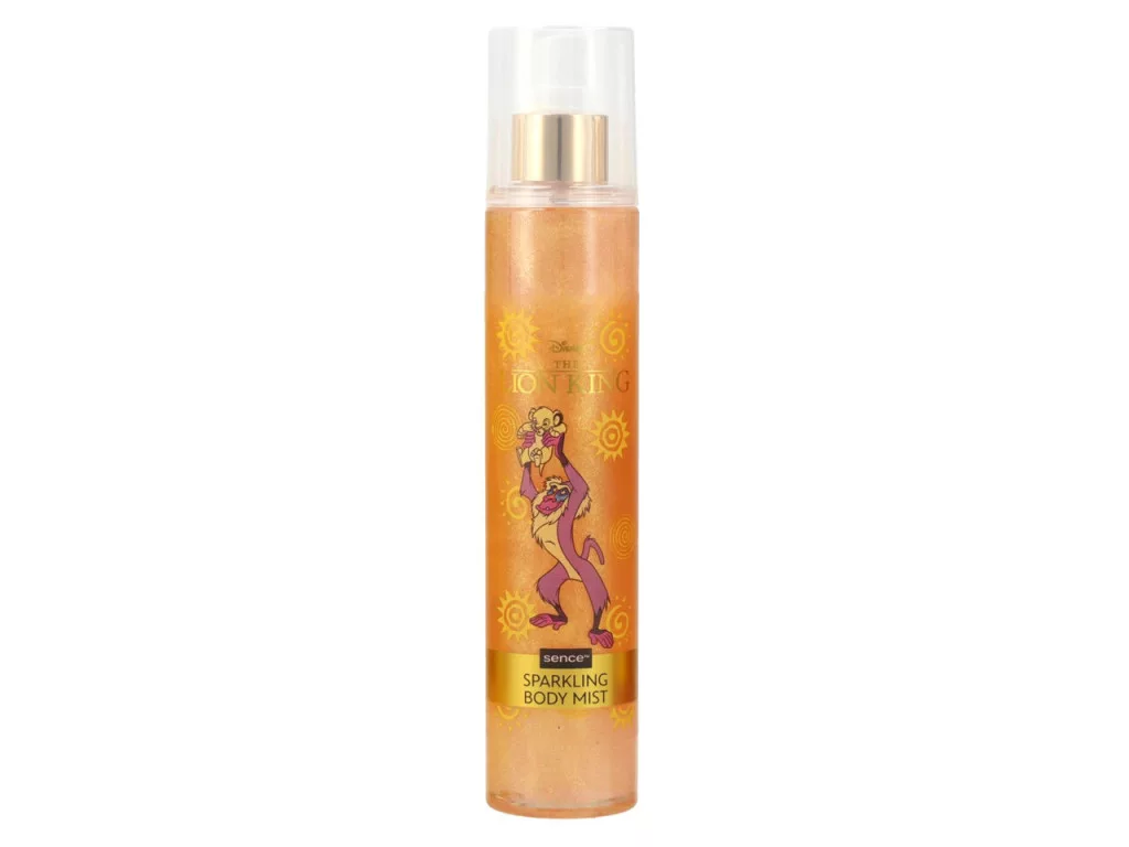 DISNEY Lion King Orange ķermeņa sprejs ar mirdzumu 250ml