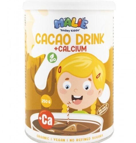 Nature's finest MALIE BIO kakao dzēriens ar kalciju bērniem 250g