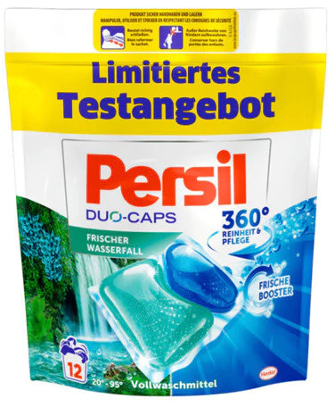 Persil Duo Caps veļas kapsulas ar ūdenskrituma svaiguma aromātu 12gab
