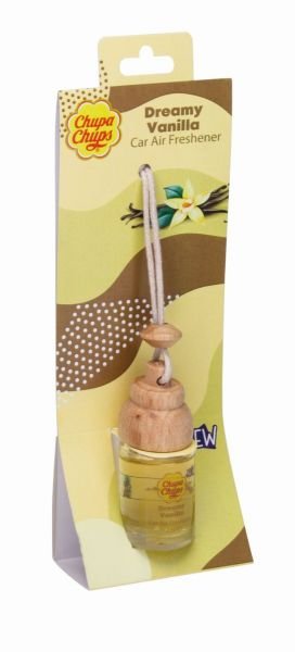 Chupa Chups Dreamy Vanilla gaisa atsvaidzinātājs ar vaniļas aromātu 7ml