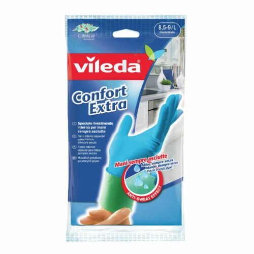 Vileda Comfort mājsaimniecības cimdi (gumijas) L izmērs