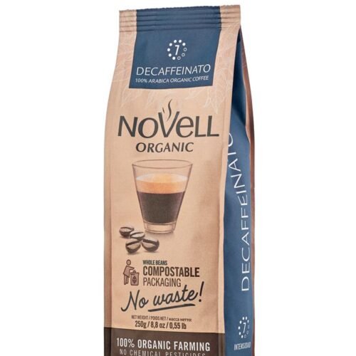 Novell bezkofeīna BIO kafijas pupiņas 250g