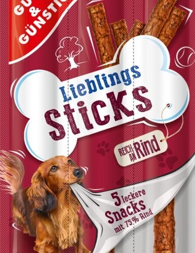 G&G nūjiņas ar liellopa gaļu sunim x5 (55g)