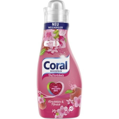 Coral veļas mīkstinātājs ar ķiršu ziedu aromātu 675ml