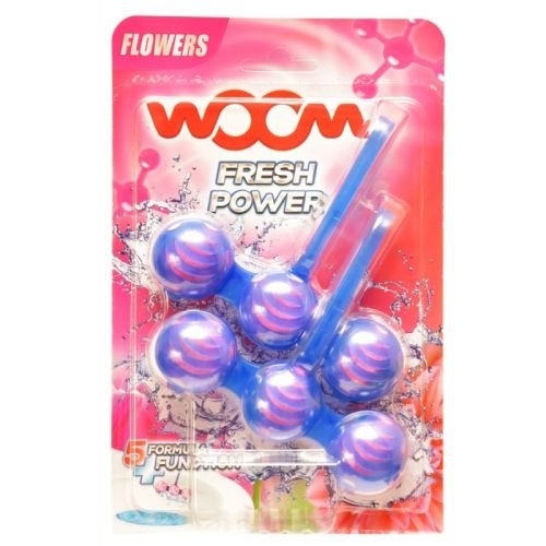Woom Flowers tualetes poda skalošanas bloks 2x55g
