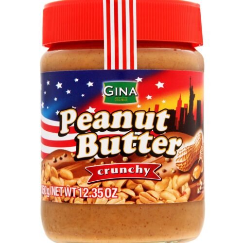 Gina zemesriekstu sviests Crunchy 350g