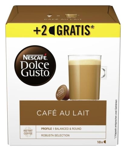 D.Gusto Cafe au Lait Caps 16pcs 160g