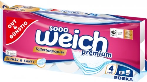 G&G Sooo Weich Premium 4-slāņu tualetes papīrs x10